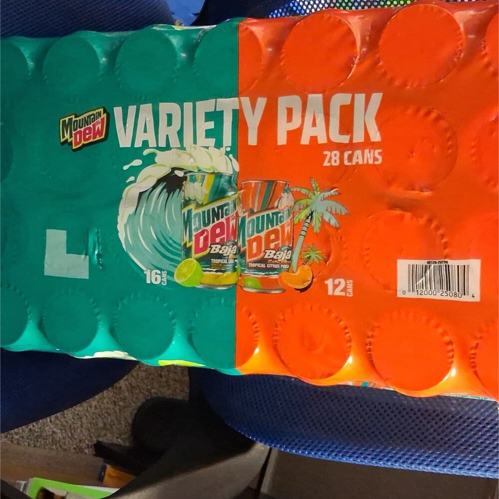 Mountain Dew Soft Drink Variety Pack 28 Cans 12 fl oz (355 mL), 170 Cal/Serving